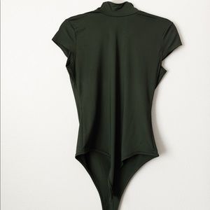 Forest green body suit